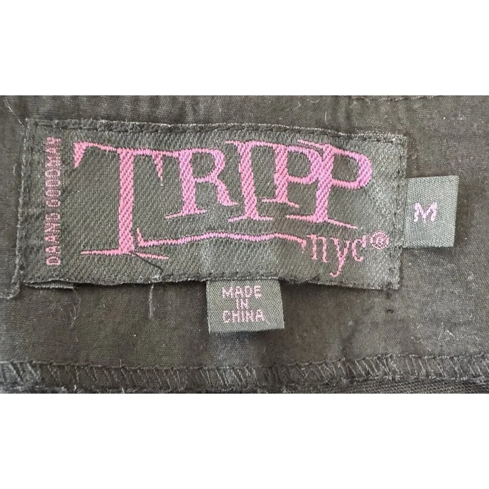 No offers Tripp NYC VTG Black & Purple Mini‎ Skirt Goth Dark Fairy Emo-girl M